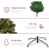 Artificial Pre-Lit Spruce Christmas Tree for Home Holiday Party Decoration with Incandescent Lights - Image 5