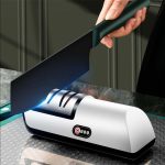 Automatic Adjustable And Rechargeable Electric Knife Sharpener Kitchen Tool - Image 3