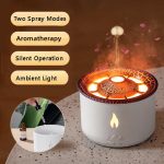Ultrasonic Essential Oil Volcano Aromatherapy Air Flame Humidifier Diffuser - Image 2