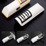 Automatic Adjustable And Rechargeable Electric Knife Sharpener Kitchen Tool - Image 4