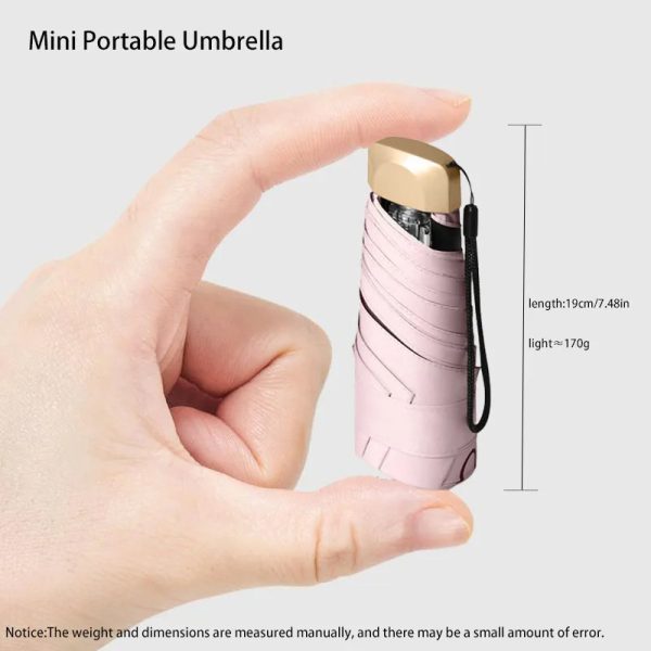 Outdoor Mini Sun Umbrella UV Ultralight Protection
