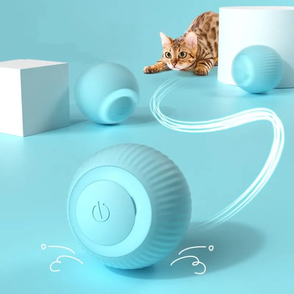 Electric Automatic Rolling Smart Ball Toys for Cats Training Toys