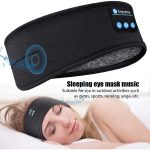 Wireless Bluetooth Elastic Sports Headband Music Sleeping Eye Mask Headphones