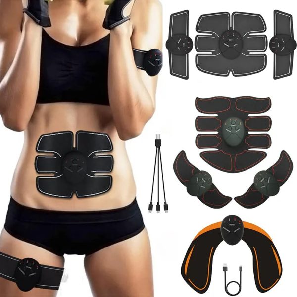 Rechargeable Wireless Unisex  Muscle Stimulator ABS Abdominal Muscle Trainer