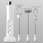 3 In 1 Electric Rechargeable Coffee and Milk Frother - Image 8