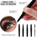 Eyebrow Tweezer Colorful Hair Beauty Fine Hairs Removal Makeup Tools - Image 13