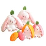 Creative Funny Doll Carrot Rabbit Plush Toy Soft Bunny Toys for Kids