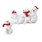 Bear Family Christmas Decoration Sturdy Durable Table Decorations for Party Home Table Decor - Image 3