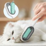Cat Dog Grooming Comb with Water Tank Double Sided Hair Removal Brush - Image 4