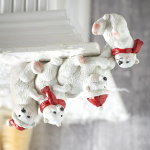 Bear Family Christmas Decoration Sturdy Durable Table Decorations for Party Home Table Decor - Image 4