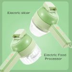 4 In1 Electric Wireless Vegetable Food Chopper Set - Image 9
