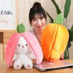 Creative Funny Doll Carrot Rabbit Plush Toy Soft Bunny Toys for Kids - Image 5