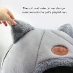 Deep Sleep Comfort In Winter Cat Bed Tent Cozy Cave pet's Beds - Image 6