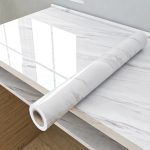Marble Self-adhesive Temperature Resistance Oil Proof Kitchen Cabinet Wallpaper - Image 6