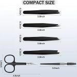 Eyebrow Tweezer Colorful Hair Beauty Fine Hairs Removal Makeup Tools - Image 10
