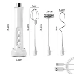 3 In 1 Electric Rechargeable Coffee and Milk Frother - Image 4