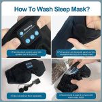 Mask For Sleep Headphones Bluetooth 3D Eye  Sleeping Headphones - Image 7