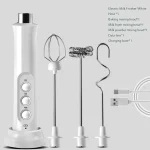 3 In 1 Electric Rechargeable Coffee and Milk Frother - Image 3