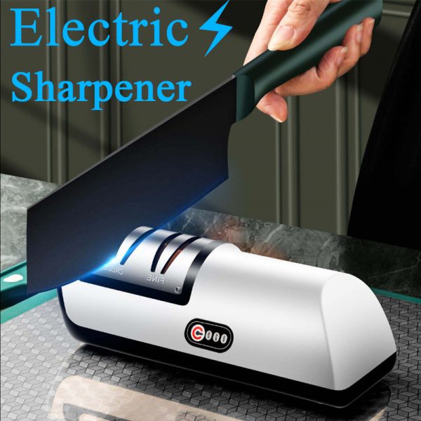 Automatic Adjustable And Rechargeable Electric Knife Sharpener Kitchen Tool