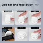 Portable Electric Kettle For Travel and Home Foldable Teapot Water Heater - Image 4