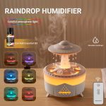 Mushroom Rain Cloud Water Drip Air Humidifier Diffuser Lamp