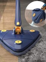 New Lengthened Triangular 360-Degree Telescopic Adjustable Mop