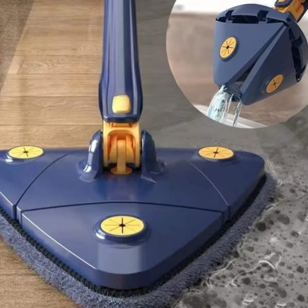 New Lengthened Triangular 360-Degree Telescopic Adjustable Mop