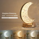 Bedroom Crystal Touch Dimming Night Light Girls Room Home Decor - Image 2