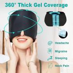 Migraine Relief headache hat Gel Hot Cold Therapy Ice Cap For Relieve Pain - Image 4