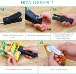 2 in 1 Rechargeable Portable Mini Bag Vacuum Heat Sealer - Image 3