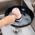 Electric Cleaning Brush Multi-functional Home USB Rechargeable Electric Rotary Scrubber - Image 3