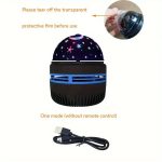 Starry Night Light Projector For Bedroom Atmosphere with 7 Color Patterns - Image 11