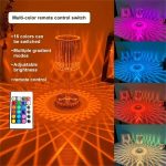 Crystal Table Touch Remote Control Acrylic Night Lamp For Home Decoration - Image 6