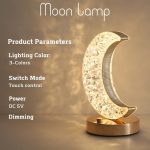 Bedroom Crystal Touch Dimming Night Light Girls Room Home Decor - Image 4