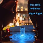 Nordic Crystal Dimming Atmosphere Diamond Night Light Lamp Rose Projector - Image 7