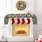 6 Ft Pre-Lit Artificial Christmas Garland Lighted Christmas Garland Rose Gold Ball Ornaments With 20 Battery Operated Led Lights - Image 4