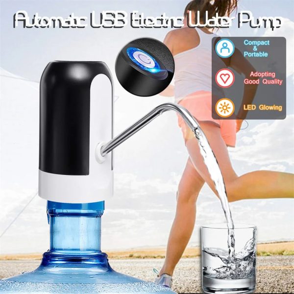 Electric Portable Water Dispenser Pump for 5 Gallon Bottle