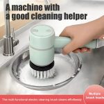 Electric Cleaning Brush Multi-functional Home USB Rechargeable Electric Rotary Scrubber - Image 4