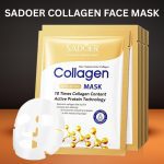 SADOER Collagen Anti Wrinkle Facial Mask Anti Aging Fade Fine Lines Skin Moisturizing Skin Care Korean Cosmetics