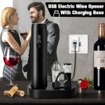 Electric Wine Opener Set Automatic Corkscrew and Foil Cutter - Image 10