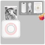 Mini Portable Printer Thermal Stickers Paper Inkless Label Printer - Image 8