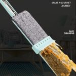 Newest Microfiber Flat Mop Squeeze Cleaning Floor Mop with Washable Pads - Image 3