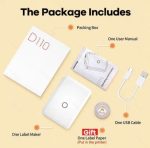 Niimbot D110 Paper Sticker Wireless Label Thermal Printer Label Sticker Marker - Image 6