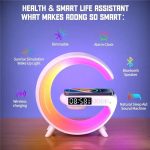 Wireless Pad Stand RGB Night Light Lamp with Fast Charging Station Dock - Image 5