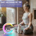 Wireless Pad Stand RGB Night Light Lamp with Fast Charging Station Dock - Image 7