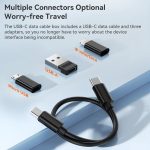 4 in 1 USB Fast Charging Data Cord for iPhone Xiaomi Type C Micro Cable - Image 4
