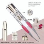 LED Eyebrow Tweezer Oblique Tip Eyebrow Trimming Hair Removal Clamp - Image 3