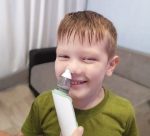 New Rechargeable Baby Nose Cleaner Adjustable Suction Child Nasal Aspirator - Image 4