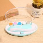 Multifunctional Electric Baby Nail Trimmer File Clippers Manicure Tool - Image 9