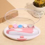 Multifunctional Electric Baby Nail Trimmer File Clippers Manicure Tool - Image 8
